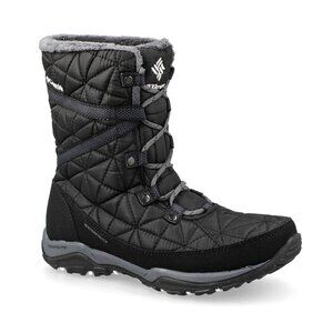 Columbia Women's Black Loveland Quilted Omni-Heat Mid-Calf Snow Boot Size 7.5